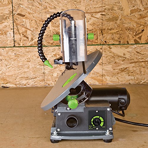 Genesis GSS160 1.2 Amp 16" Variable Speed Scroll Saw with Quick-Change System, Dust Blower, and Die-Cast Table for Left/Right Tilting Genesis