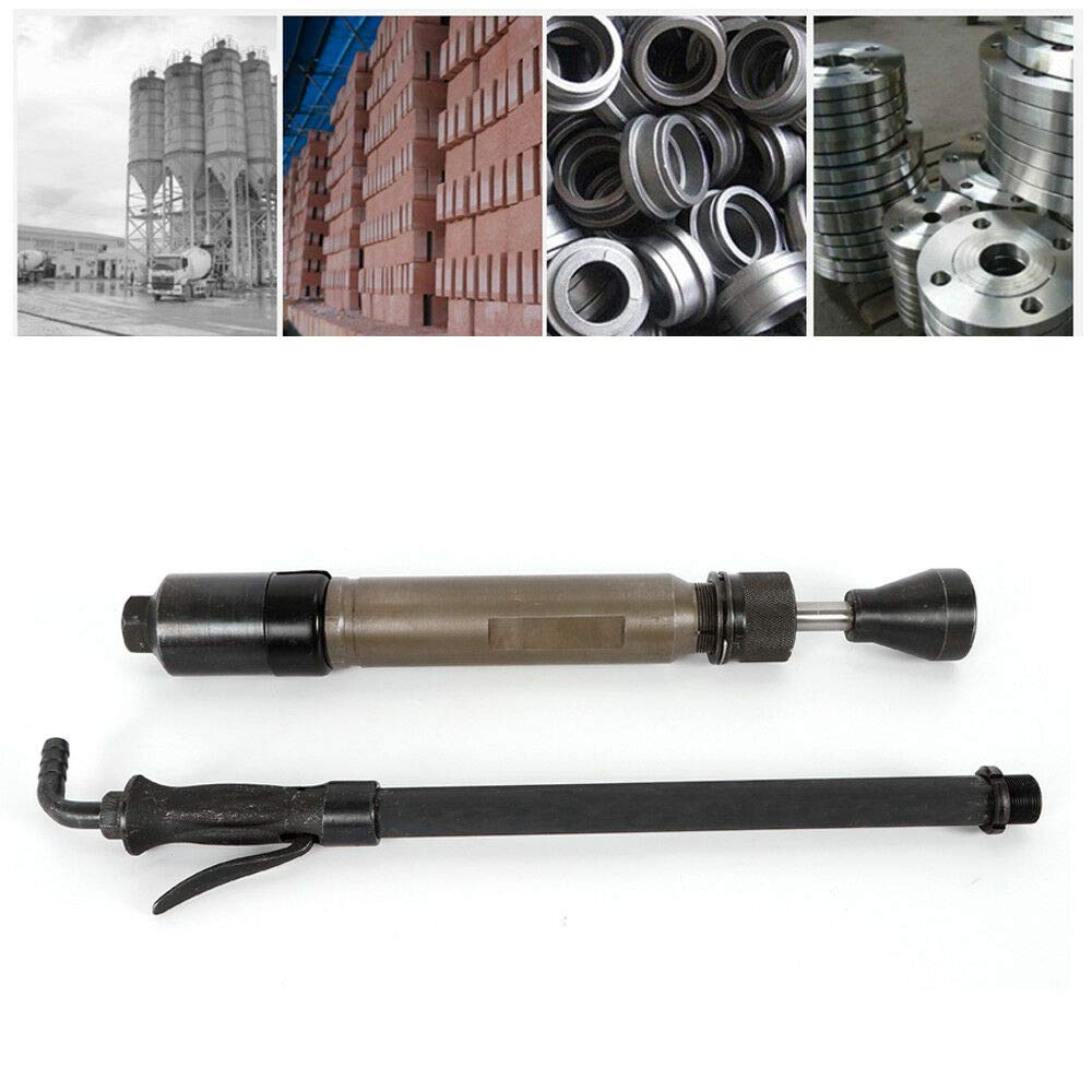Pneumatic Tamping Machine, D9 0.63Mpa 1180mm Handheld Pneumatic Tamper Earth Sand Rammer Air Tamper Hammer for Industry Construction Projects Eapmic