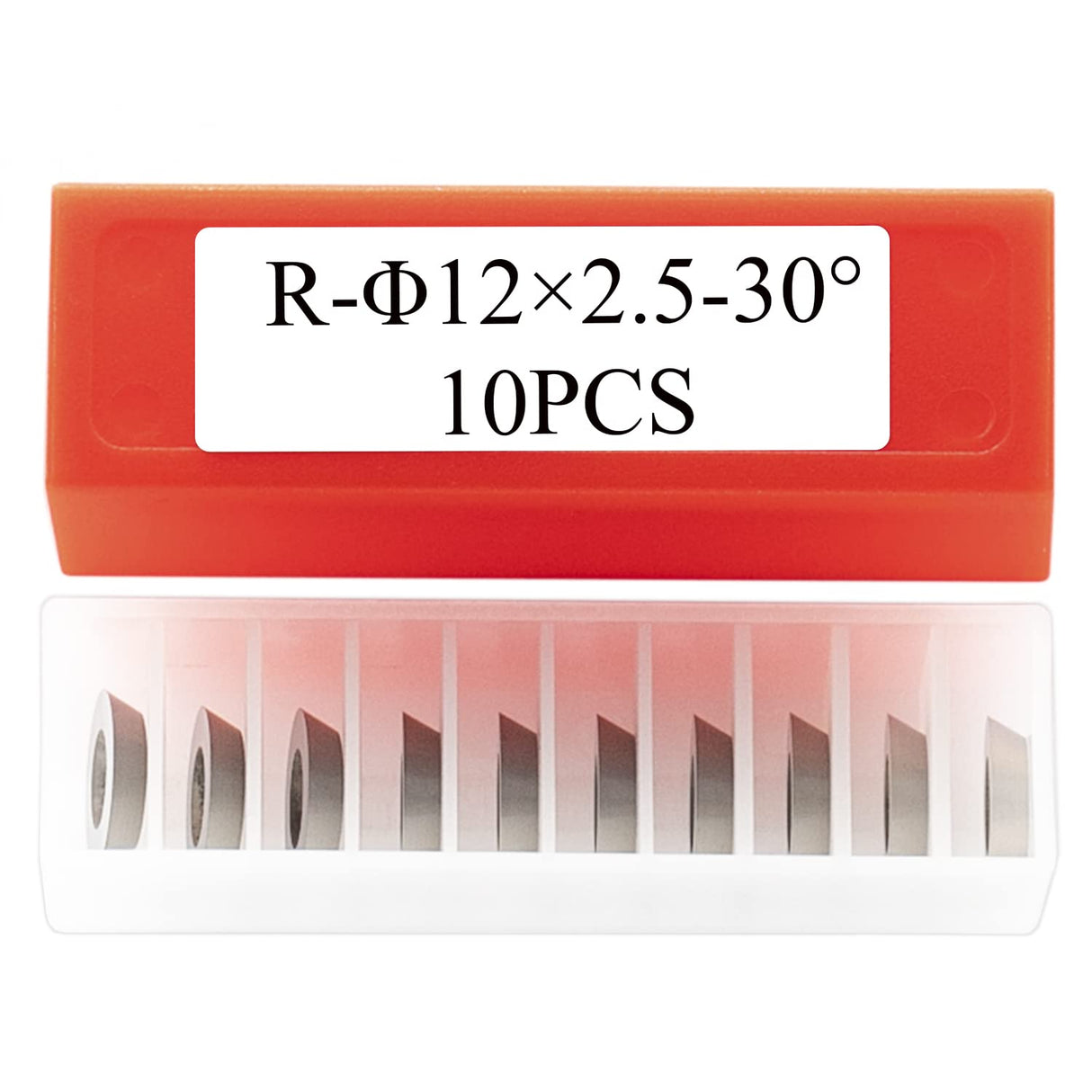 12mm Round Carbide Inserts Cutters Knives Blades 12×2.5mm-30°for Woodworking Lathe Turning 10pcs Dirtech