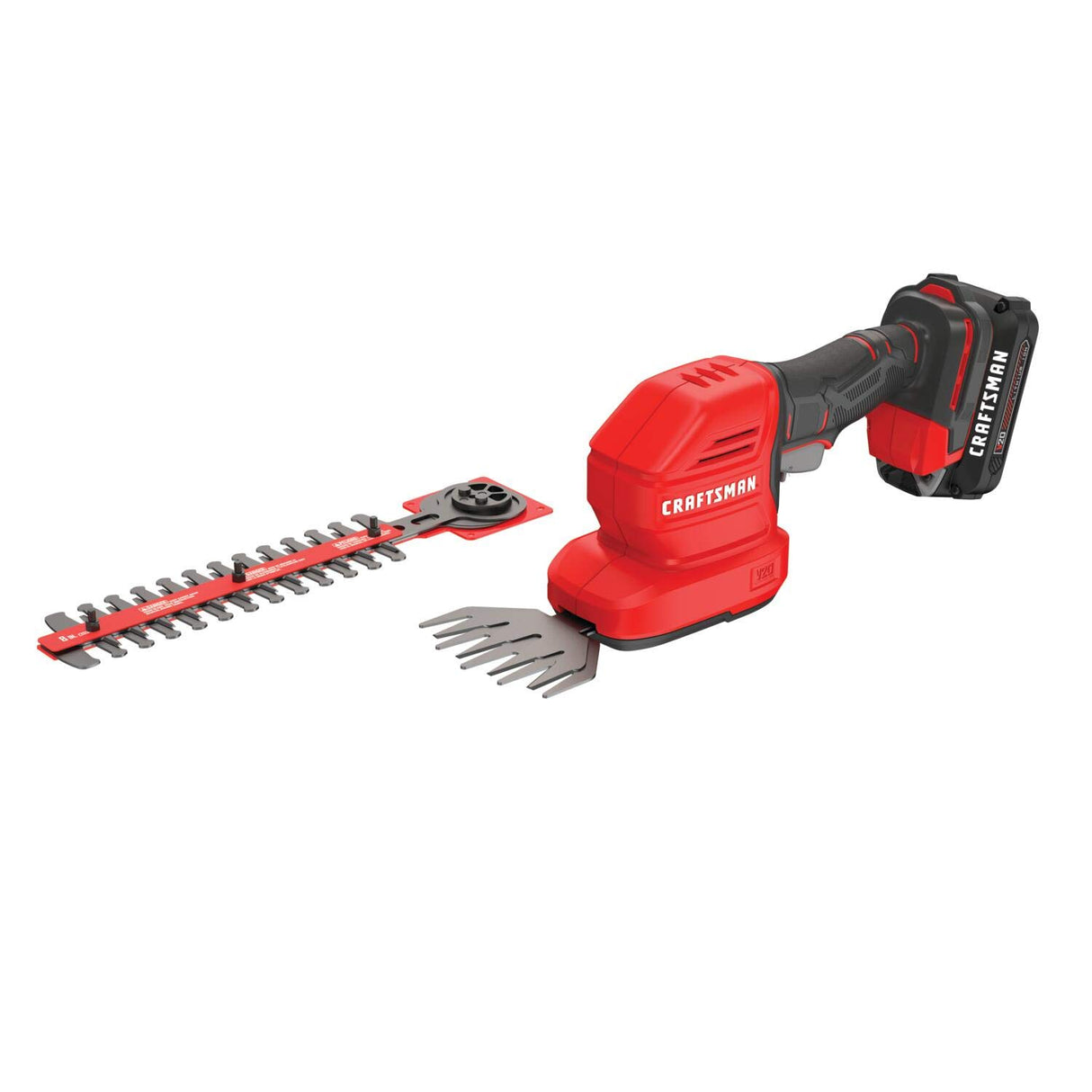 CRAFTSMAN V20 Cordless Handheld Grass Trimmer and Mini Hedge Trimmer Kit (CMCSS800C1) Craftsman