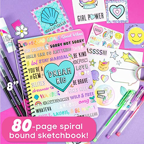 Just My Style My Mer-Mazing Sketchbook by Horizon Group USA, Oil Pastel Just My Style