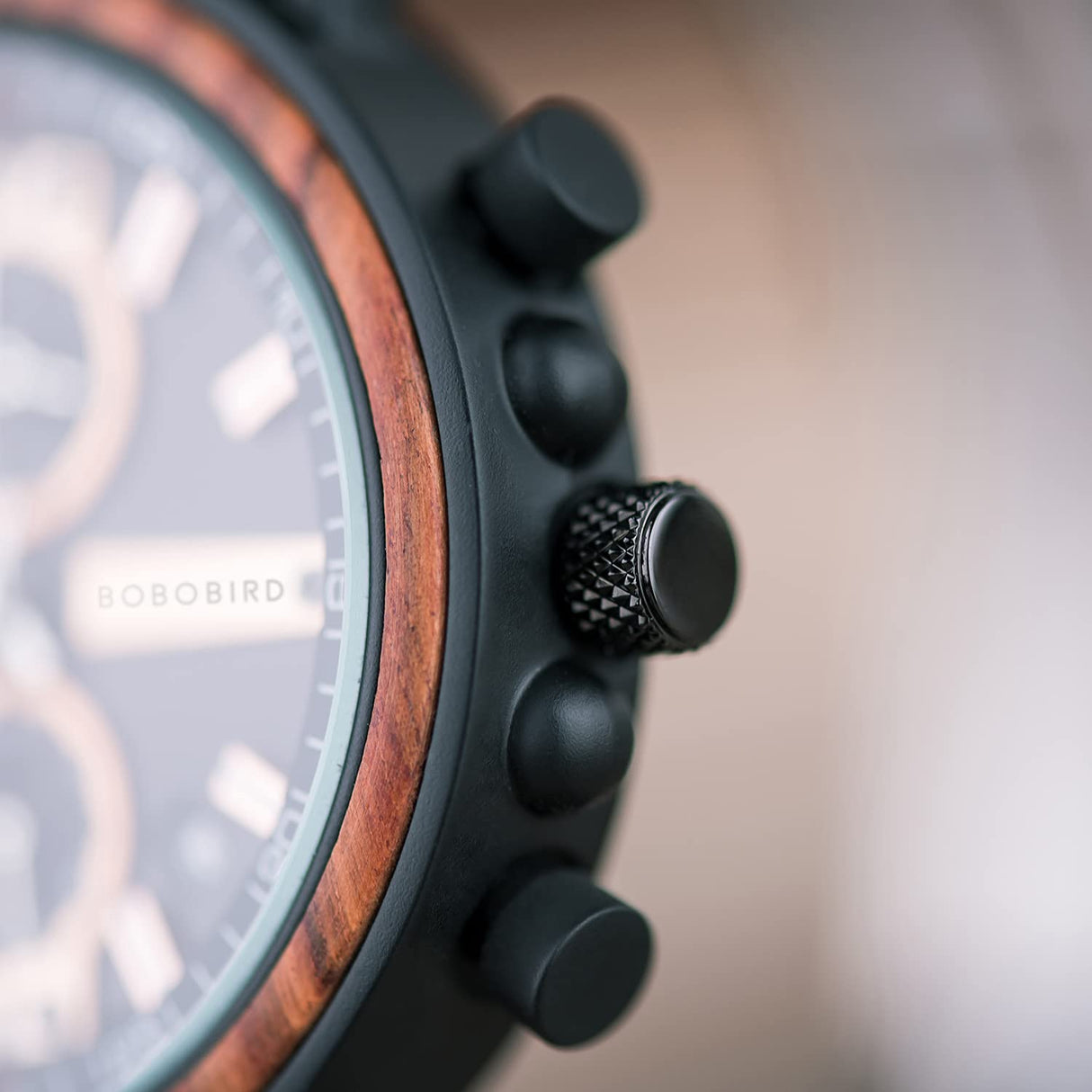 BOBO BIRD S18-1 Personalized Engraved Wood Watch Customized Wooden Watches for Husband Boyfriend Birthday Anniversary (Customized+Box) BOBO BIRD