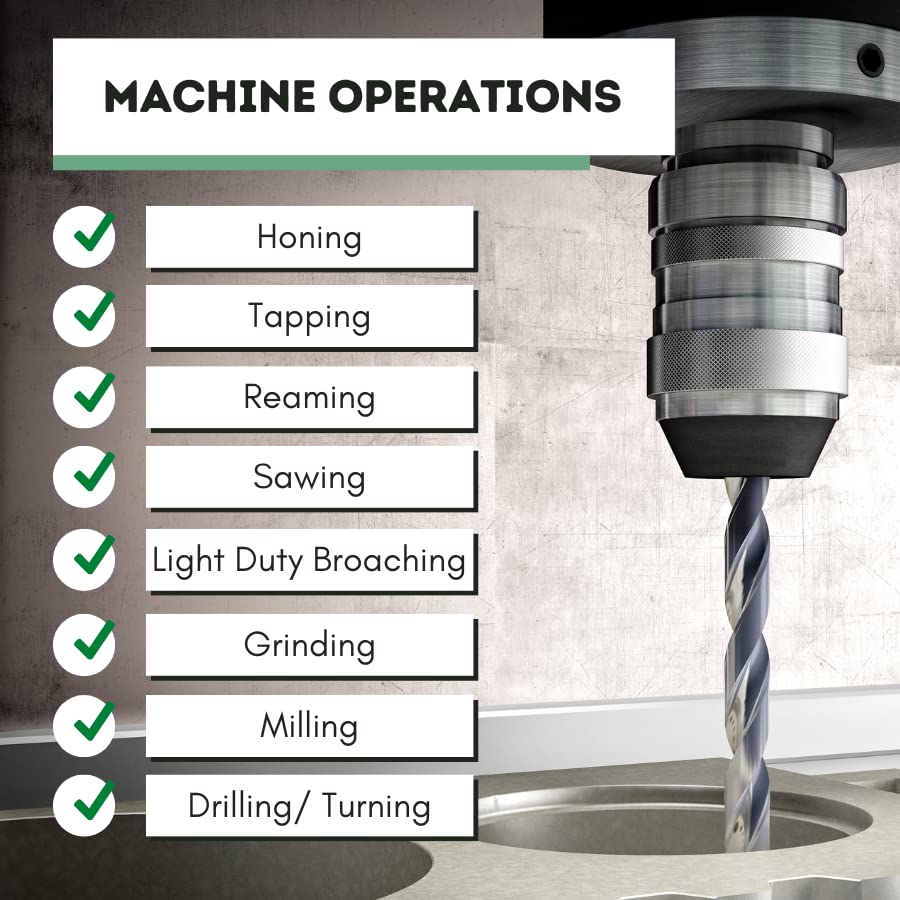 Advanced General Purpose Coolant for Cutting and Grinding Machine Shop Operations | Ultimate Human/Enviro Friendly | Fusion Hybrid Cool (1 Gallon) Fusion Chemical