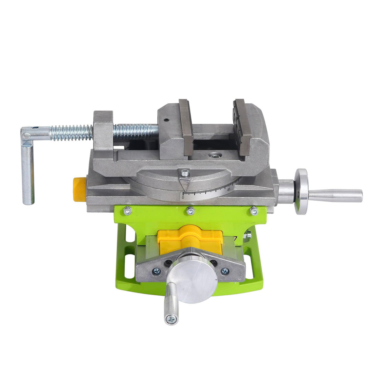 BHTOP Cross Slide Drill Vise 2 Way X-Y Compound Vise, Multifunction Worktable Milling Working Table Milling Machine, Cross Slide Mill Drill Press BHTOP