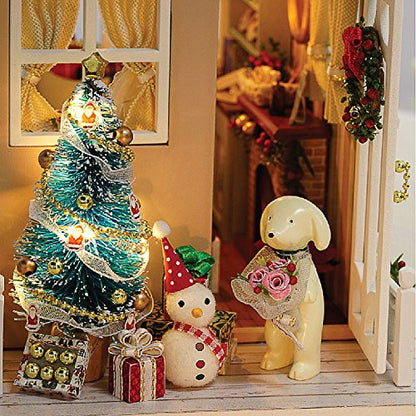 DIY Miniature Dollhouse Kit with Music Box Rylai 3D Puzzle Challenge for Adult Kids Z009