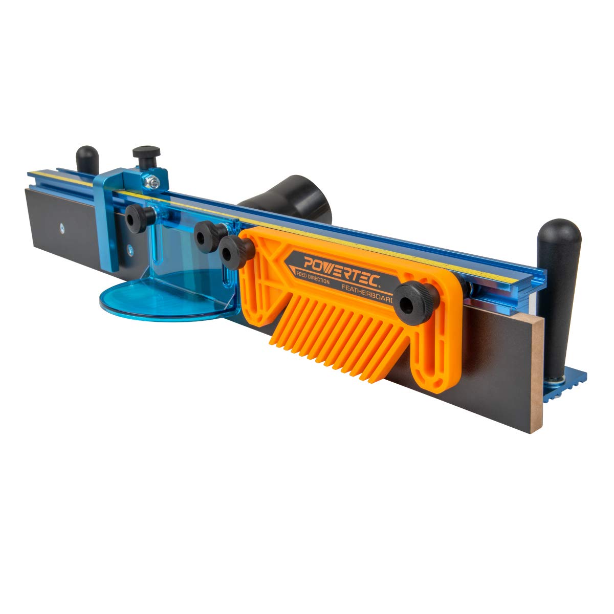 POWERTEC 71536 Deluxe Router Table Fence System 3-3/8” Tall 24" Long POWERTEC