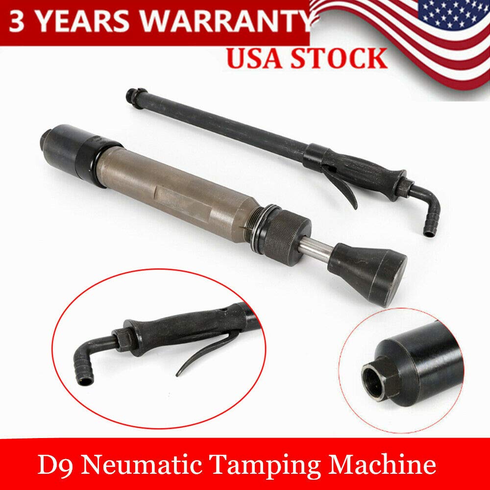 Pneumatic Tapping Machine, Air Drill Tapper, Air Hammer Earth Sand Rammer for Industry Construction Project Make Bricks & Concrete (D9 Length: GDAE10