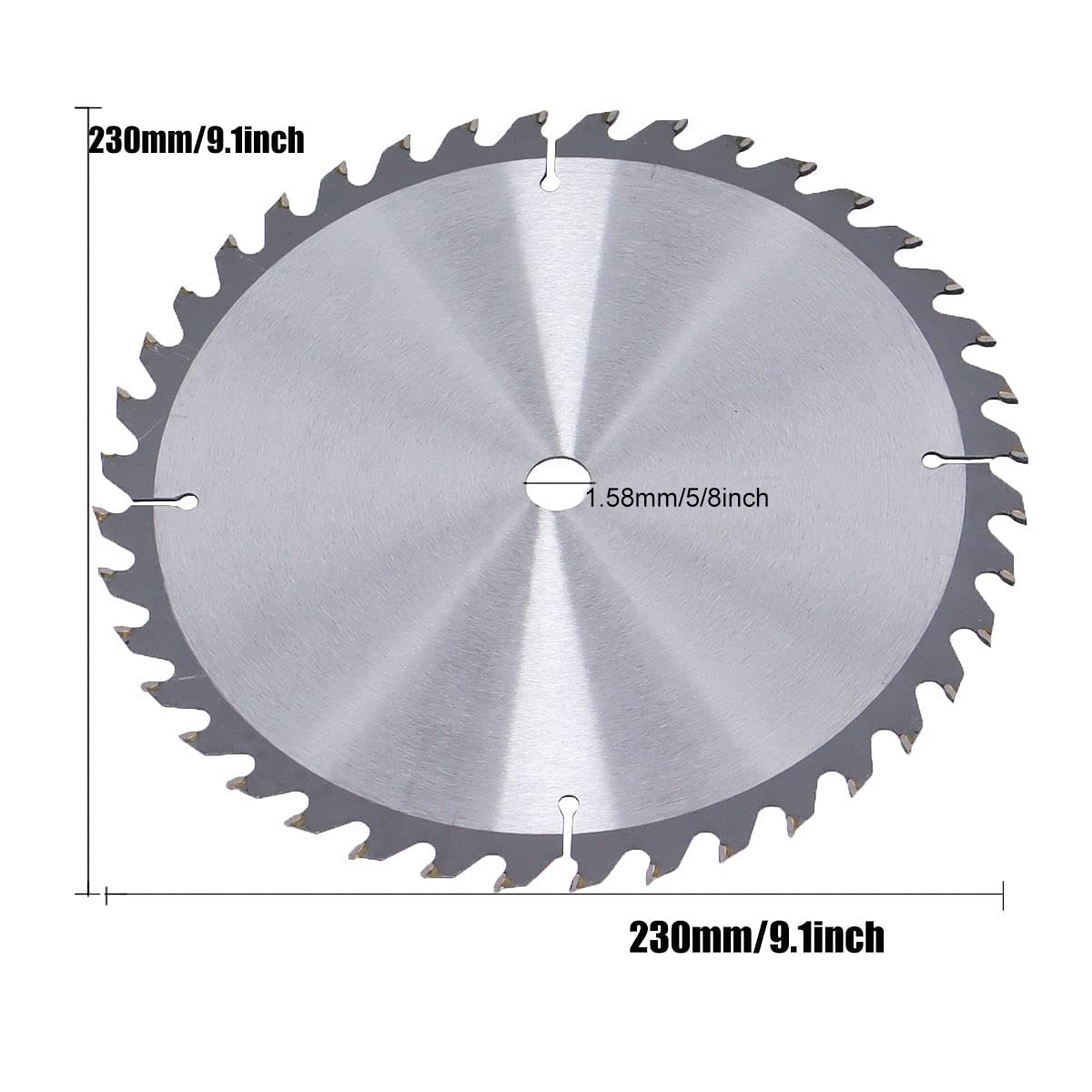 Table Saw Blade ๐ผ๐๐๐๐๐
๐ 9 inch 5/8 Arbor 40T Universal Fit Common Steel Blade for Wooden (2 Pack) 9" Circular Saw Blade Wadoy
