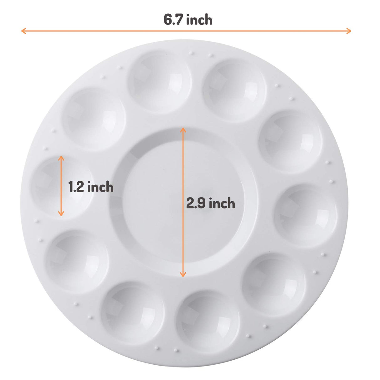 Mr. Pen- Paint Tray Palettes, 4 Pack, Paint Pallet, Paint Tray, Paint Palette, Paint Supplies, Palette, Paint Holder, Painting Palette, Paint Trays Mr. Pen
