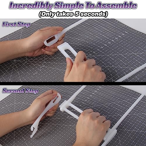 LOPASA Long Extension Tray for Cricut Explore 3 and Explore Air 2 Cutting Mat Support,16'' Cricut Machine Extender Accessories Tools for 12x12 and LOPASA