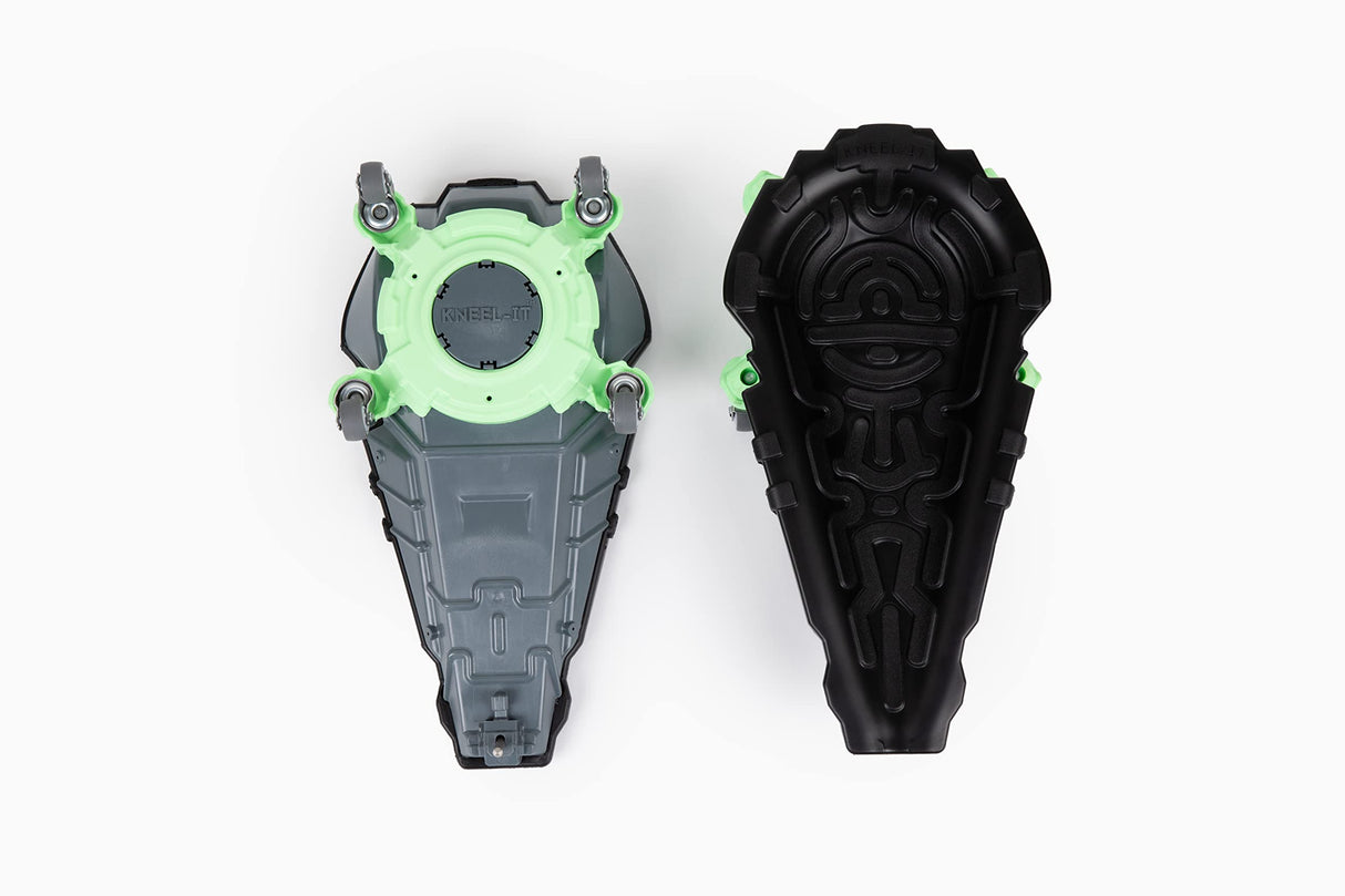 Kneel-It V3 Rolling Knee Pads - Durable Ergonomic Mobile Knee Pads with Seat - 360° Turning Capability, Supports 360 lbs, Compactable, Optimal for Kneel-It