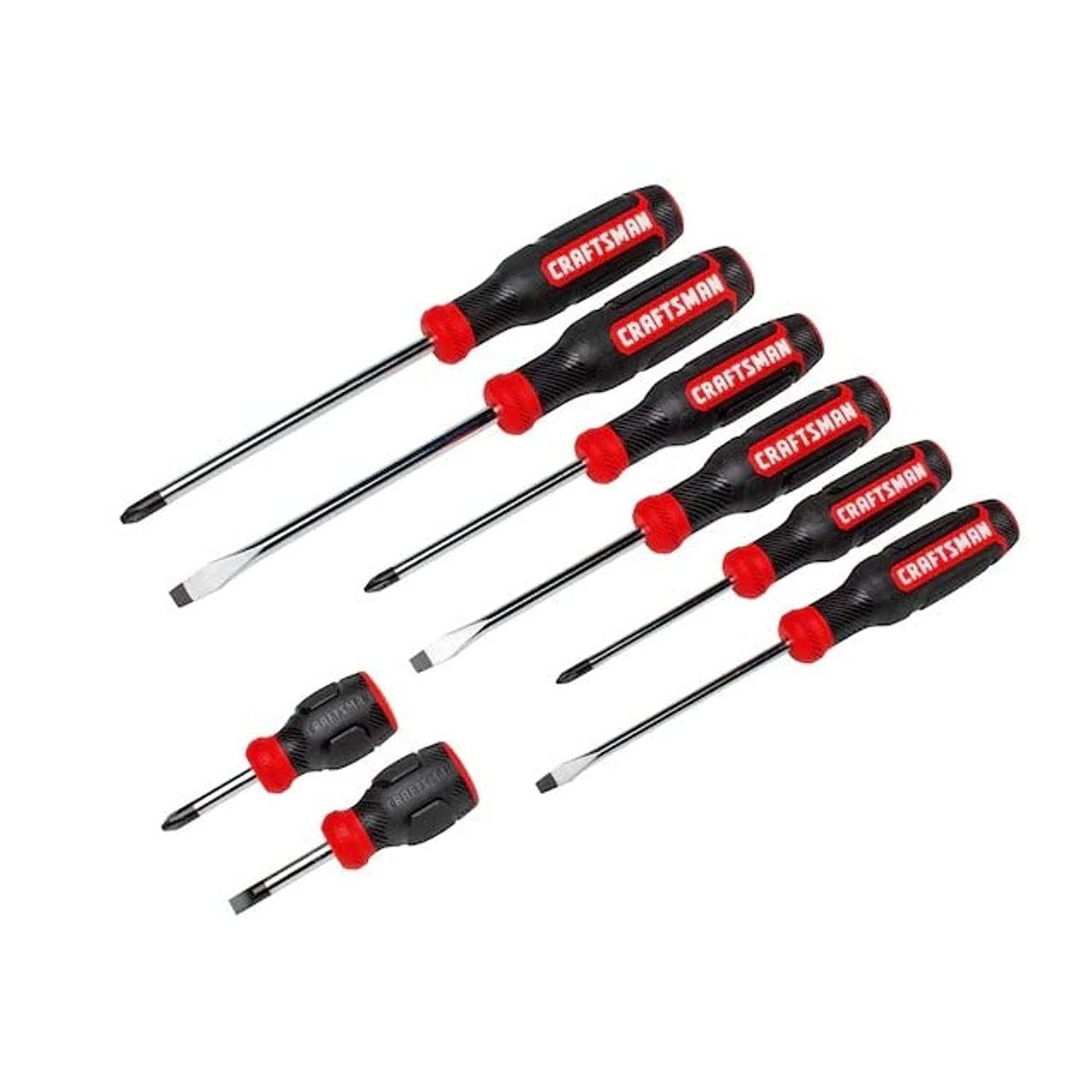 CRAFTSMAN Screwdriver Set, Bi-Material, 8 Piece Set (CMHT65075N) Craftsman
