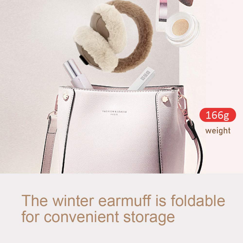 Aroma Season Heated Ear Warmer, Ear Muffs for Winter Women & Men Band Adjustable Aroma Season
