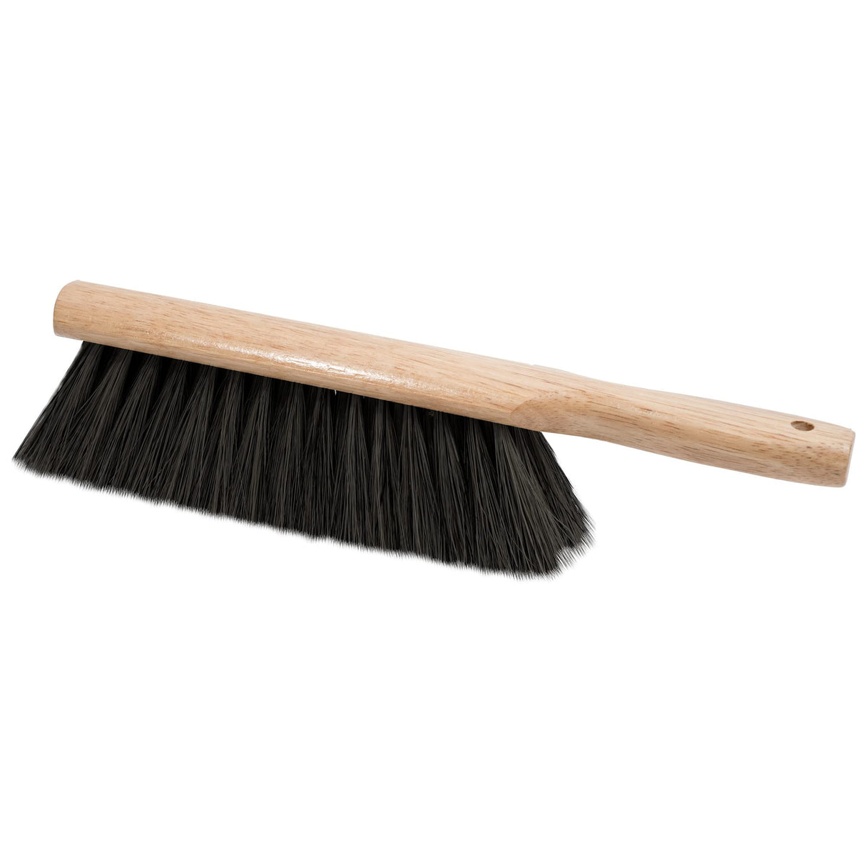 MARSHALLTOWN Beaver Tail Brush, Black Horsehair Fibers, 13 1/2 Inch Length, Masonry, Concrete, Made in the USA, 6517 Marshalltown
