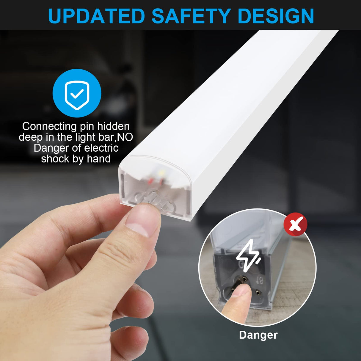 LZHOME Hexagon LED Garage Light: 25 Pack Updated Bigger Size, 26400LM 240W Super Bright Car Detailing Ceiling LED Shop Light for Warehouse Workshop LZHOME