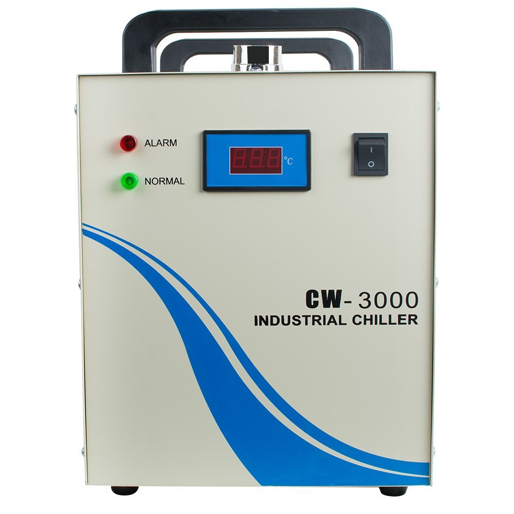 110V Water Chiller 9L High-Capacity Industrial Water Chiller Thermolysis Industrial Water Cooling Chiller for 60W 80W CO2 Glass Tube Laser Engraving cjc