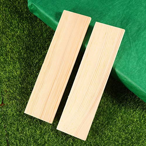 SEWACC Wood Crafts Crafts 10pcs Wood Boards Natural Pine Wood Board Panel Unfinished Wood Boards Sheets Carving Blocks for Arts Crafts DIY Projects SEWACC