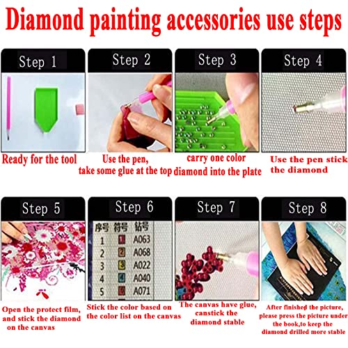 Diamond Painting Accessories & Art Tool Supplies-60PCS Colorful Diamond Painting Glue Clay-DIY Drilling Mud Embroidery Wax Tacky Kit-Glue Dot Clay Top2Stands