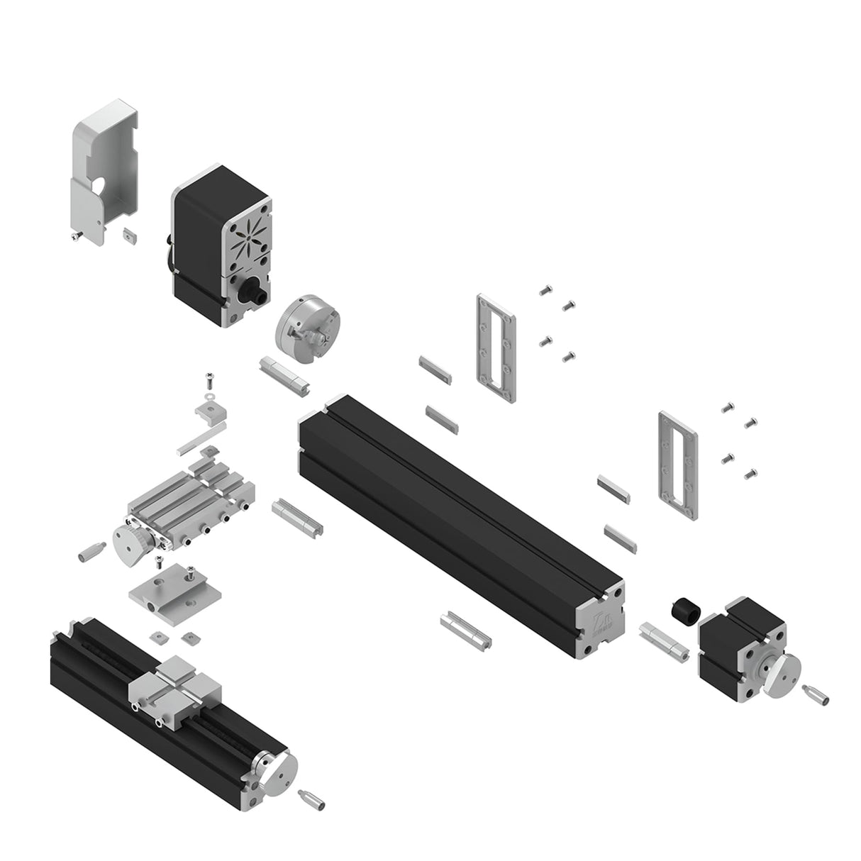 ZR® All-metal Miniature Lathe 36W 20000rpm Didactical Mini metal Lathe Machine for Hobbyist Woodworking Craft Zr