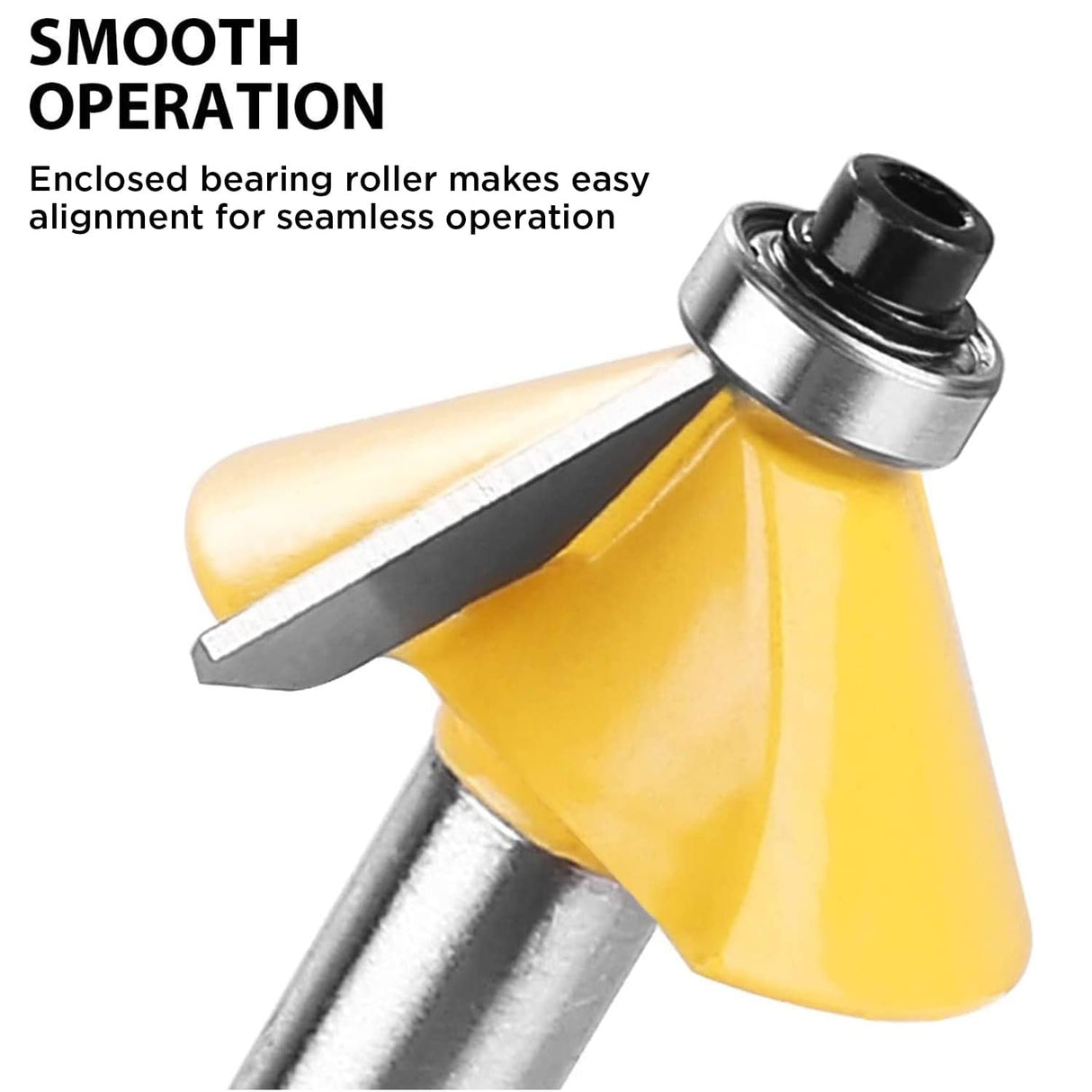 TOTOWOOD Router Bit Set ,Tungsten Carbide Router Bits Set 1/4 Shank,35 Piece Router Bit Kit for DIY, Woodworking Project,American Router Bit Set with Totowood