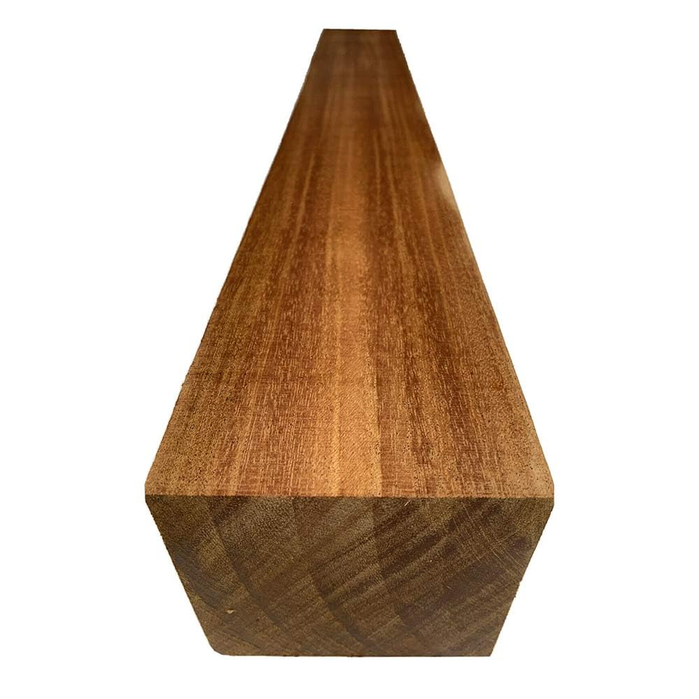 African Mahogany Wood Turning Blanks, Suitable Square Turning Blanks (1, 1.5 x 3/8 x 5) Generic