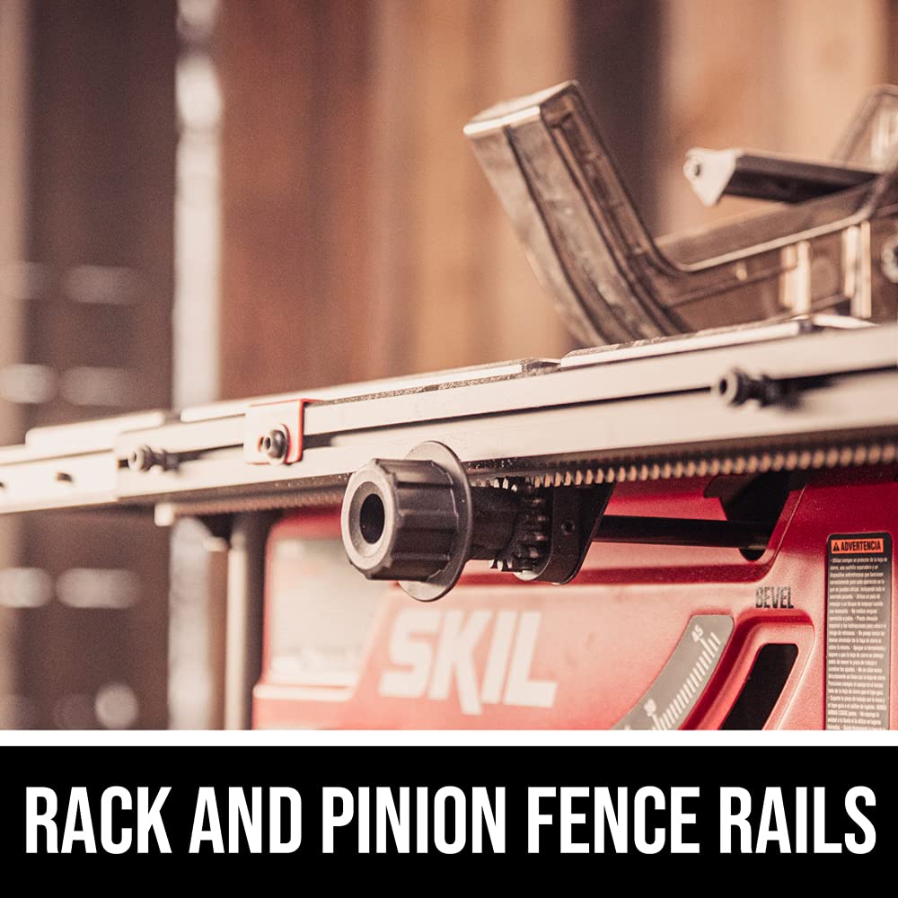 SKIL 15 Amp 10 Inch Portable Jobsite Table Saw with Folding Stand- TS6307-00 Skil