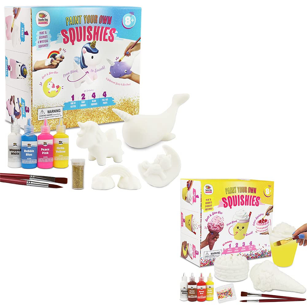 DOODLE HOG Save 10% on Rainbows & Awesomeness Squishies DIY Kit & Dessert Paint Squishies Kit. DOODLE HOG