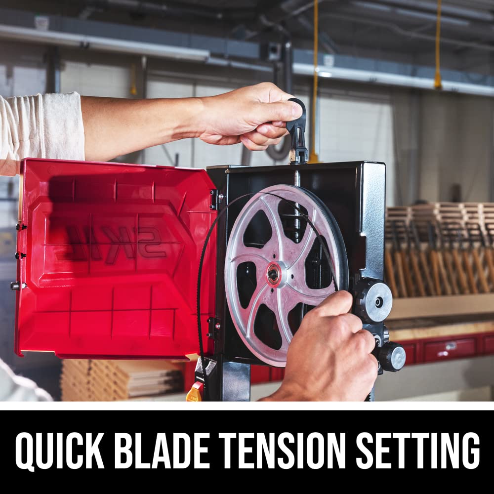 SKIL 2.8 Amp 9 In. 2-Speed Benchtop Band Saw for Woodworking - BW9501-00 Skil