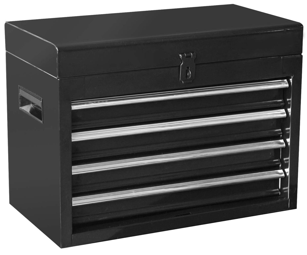 ROAD DAWG Torin Rolling Garage Workshop Organizer: Detachable 4 Drawer Tool Chest with Large Storage Cabinet and Adjustable Shelf, Black ROAD DAWG