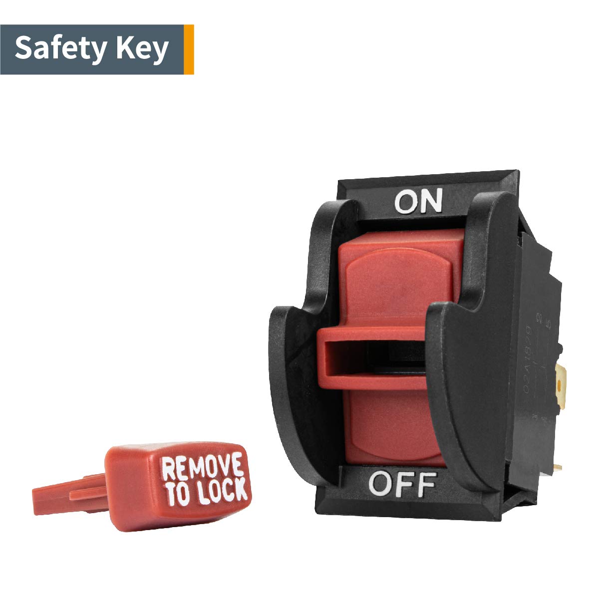 POWERTEC 71353 Safety Toggle Switch – Dual Voltage 125/250v On Off Switch for Power Tools, Fits Table Saw, Router Table, Drill Press, Bench Saw, Band POWERTEC