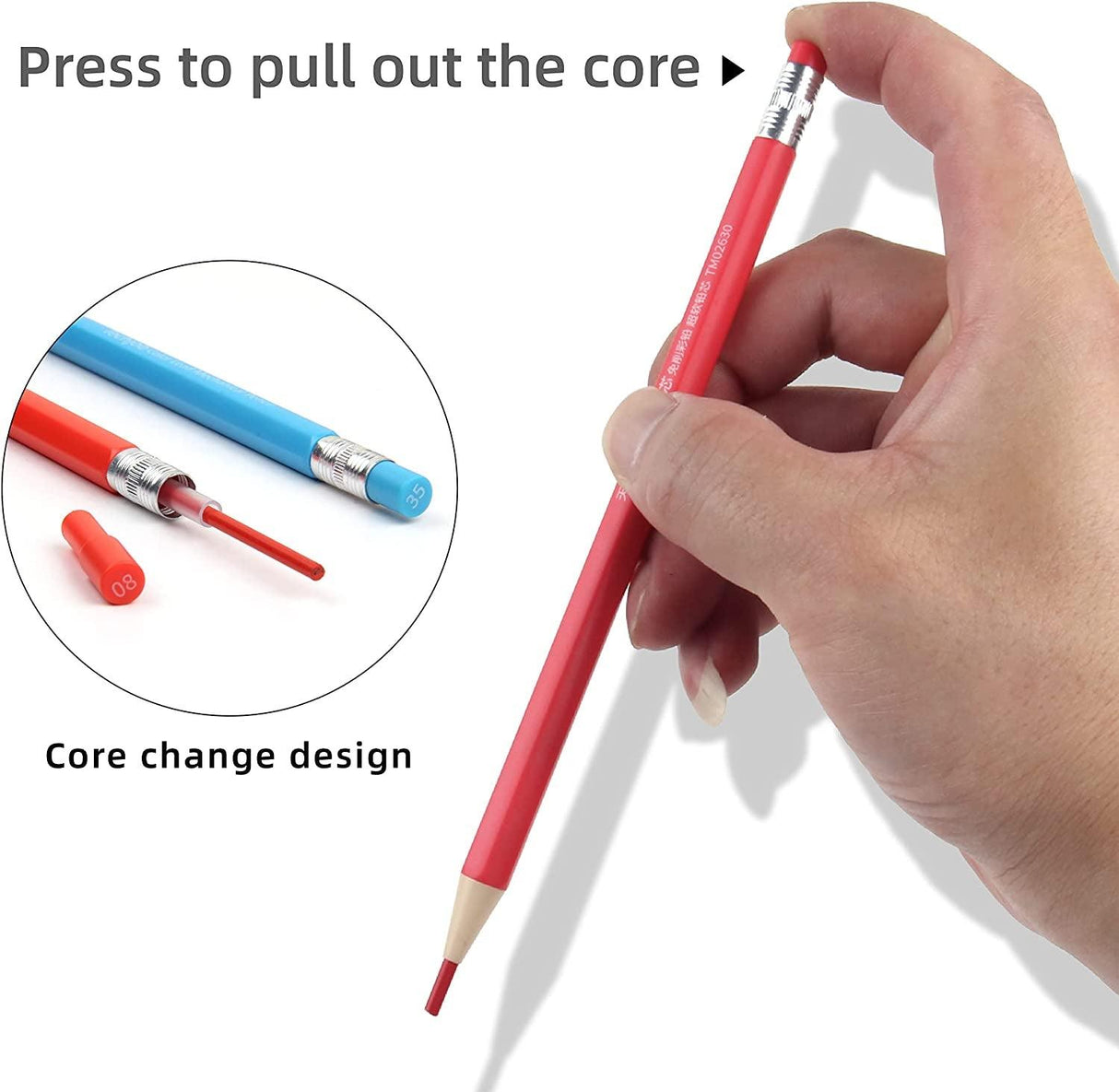 Colored Mechanical Pencil 2.6Mm, 36Pcs WoodArtSupply