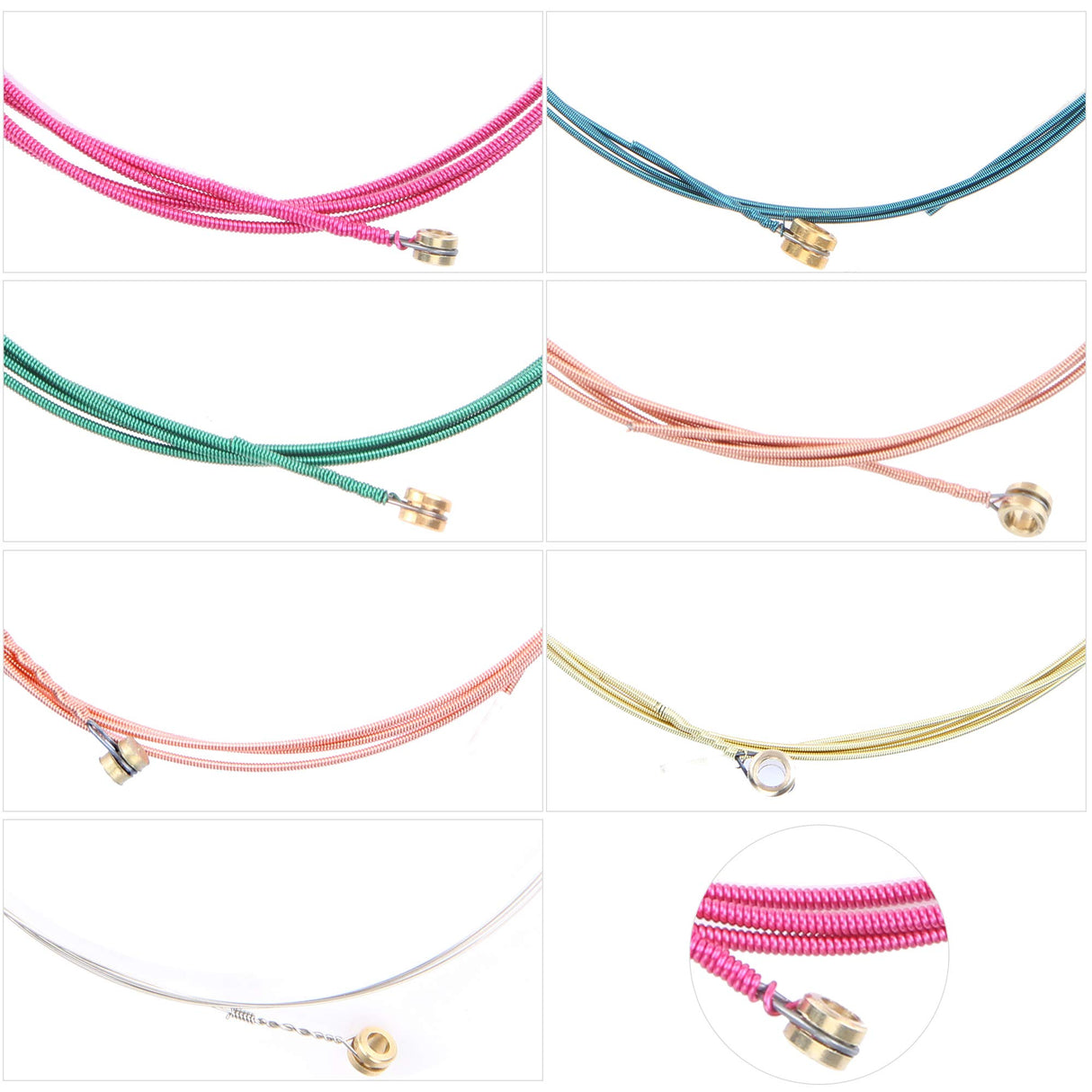 Augshy 65 PCS Guitar Tool Guitar Repair Kit Including Guitar Strings, Guitar Picks, Pick Holder, Capo, String Winder&Cutter, Thumb Finger Picks, Augshy