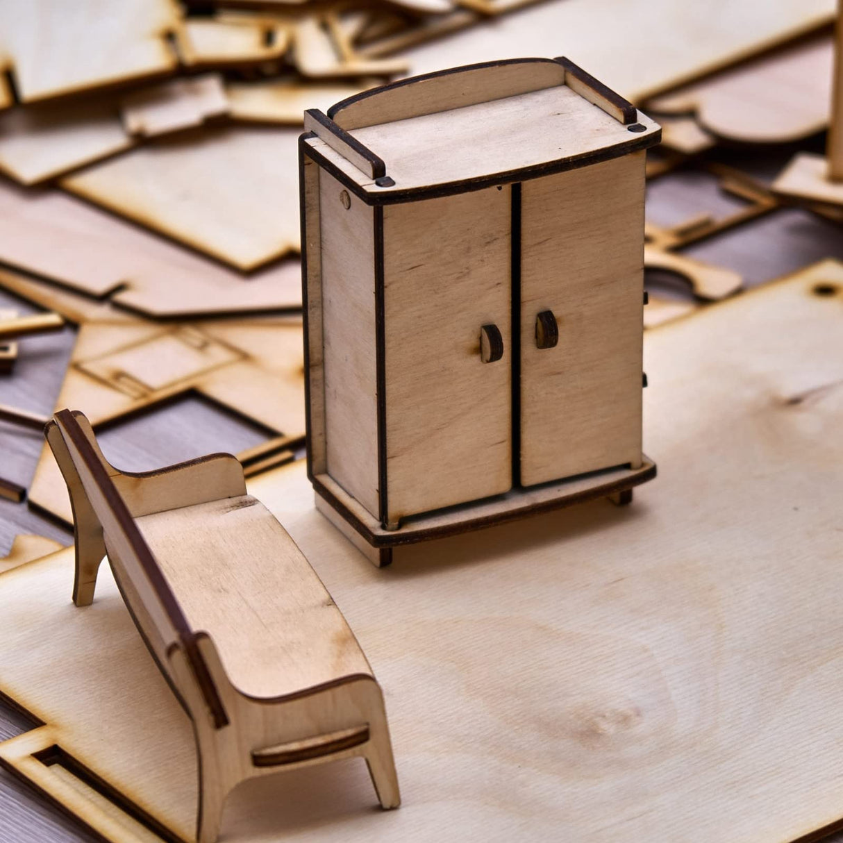 48 Pack Balsa Wood Sheet 12 x 12 x 1/16 Inch Basswood Sheets Engraving Wood Unfinished Thick Wood Boards for Crafts House Aircraft Ship Boat Youyole