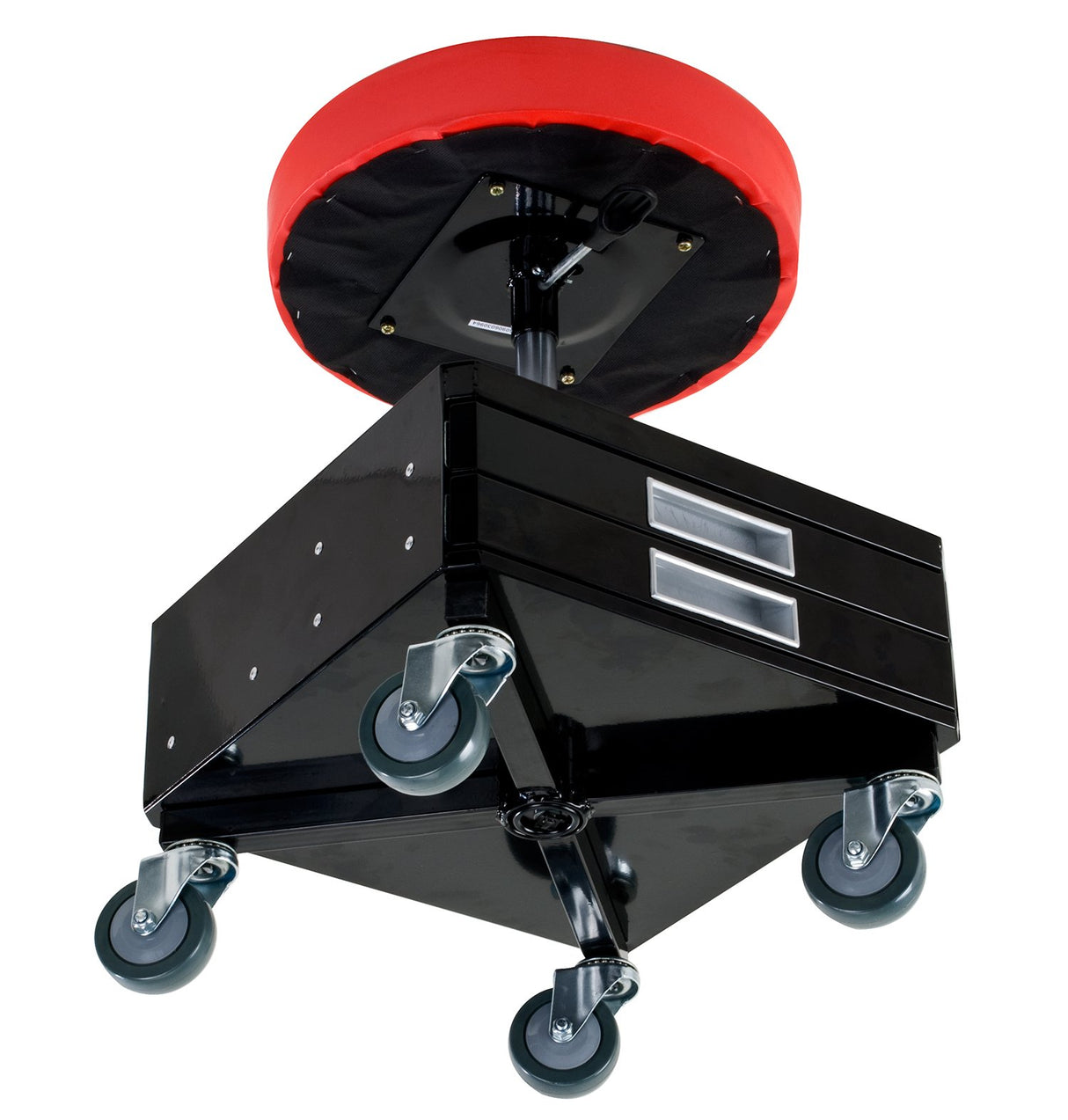 Pro-Lift C-3100 Grey Pneumatic Chair with Dual Tool Tray - 300 lb. Capacity, Pack of 1 Pro-LifT