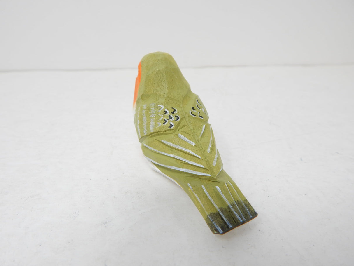 Selsela Dove Figurine Decoration Mourning Pigeon White Turtledove Bird Miniature Wooden Art Decoy Carved Small Animal Selsela