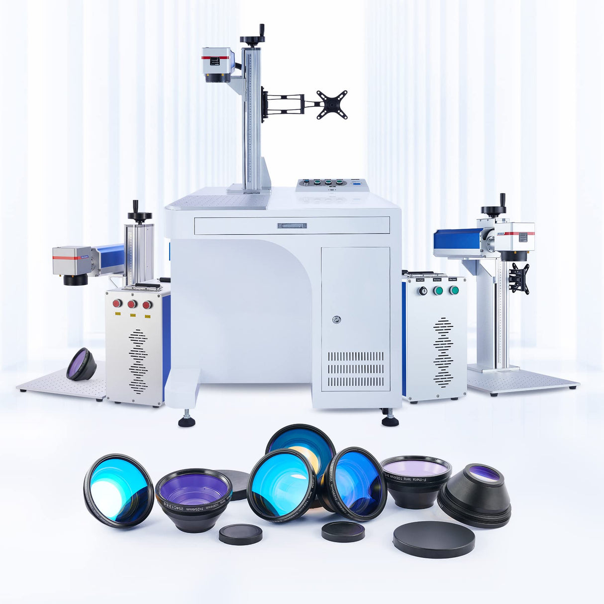 OMTech F Theta Lens for Fiber Laser Engraver, 70mm Sino Galvo Scanning Lens for 1064nm Fiber Laser Marking Machine, Fiber Laser Field Lens OMTech