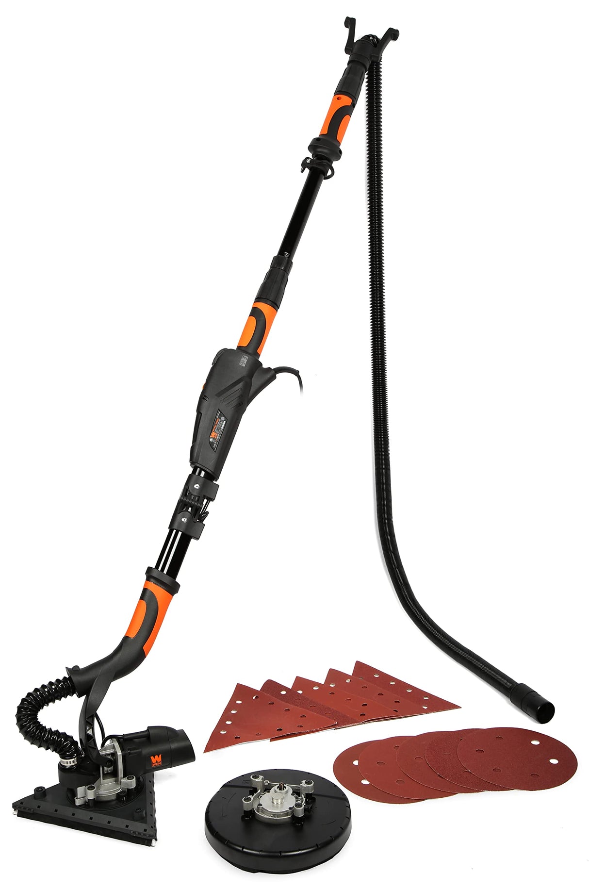 WEN DW5084 5-Amp 2-in-1 Variable Speed Dual-Head Drywall Sander with 15-Foot Dust Hose , Black WEN