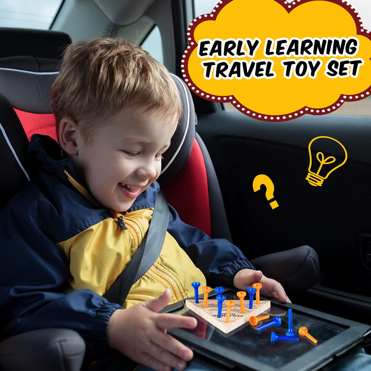 24 Pack Wooden Triangle Peg Game Triangle Wooden Board Games Triangle Game Bulk Wooden Triangle Board Games Family Travel Games Fun Triangle Puzzle Deekin