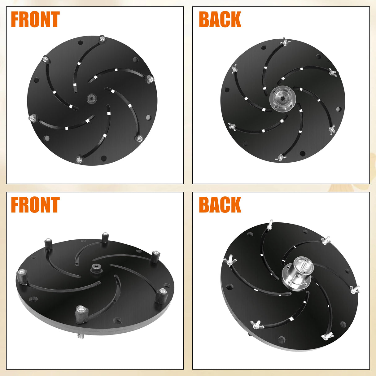 CNCTOPBAOS 12" 12 Inch Woodworking Lathe Chuck Self-Centering Centrifugal,300mm M33*3.5 Thread Longworth Chuck,Aluminum Alloy Wood Rotary Lathe Chuck CNCTOPBAOS