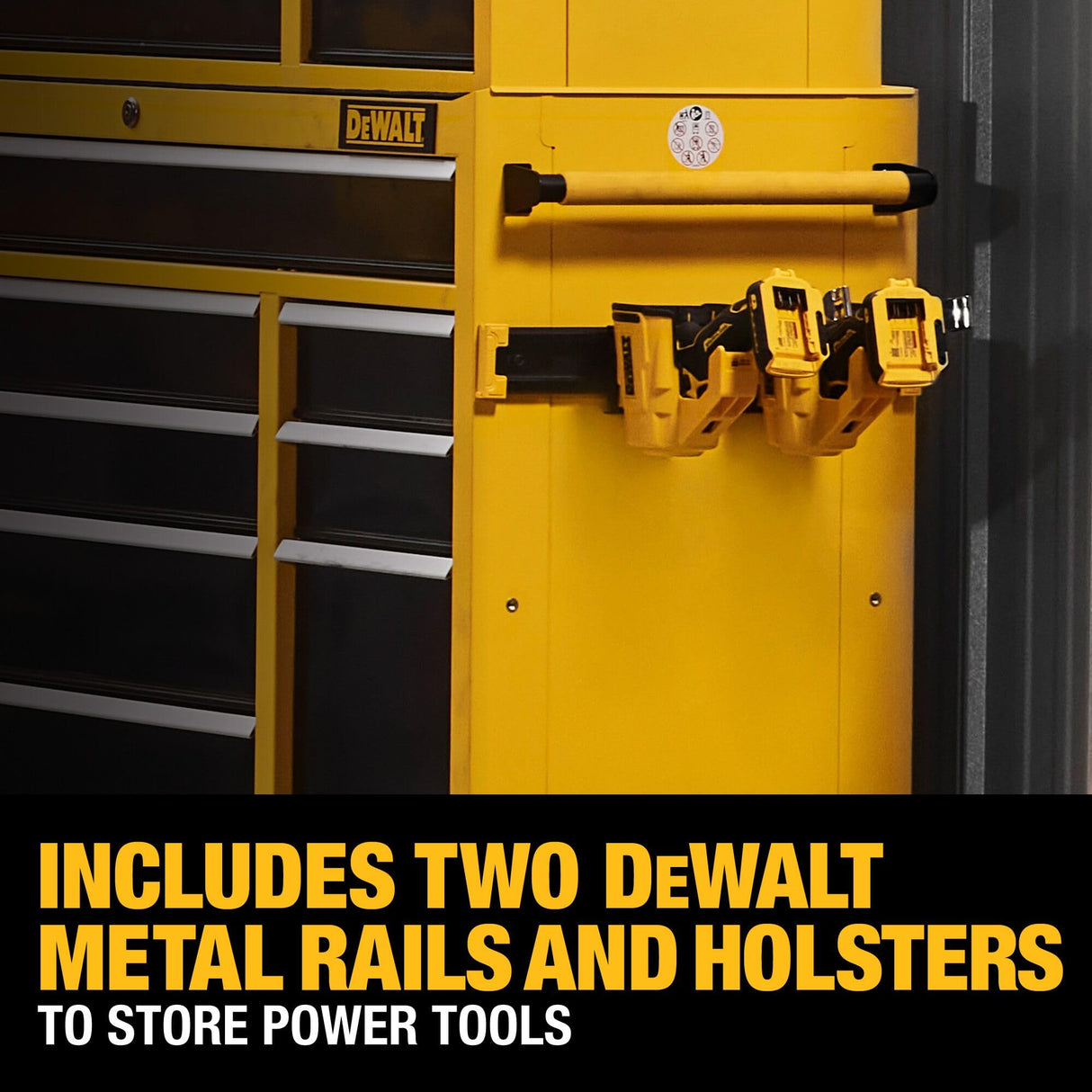 DEWALT Tool Chest with 8 Drawers, 41 Inch, 100lb Drawer Capacity, DEWALT Workshop Storage System Compatible (DWST41092) DEWALT