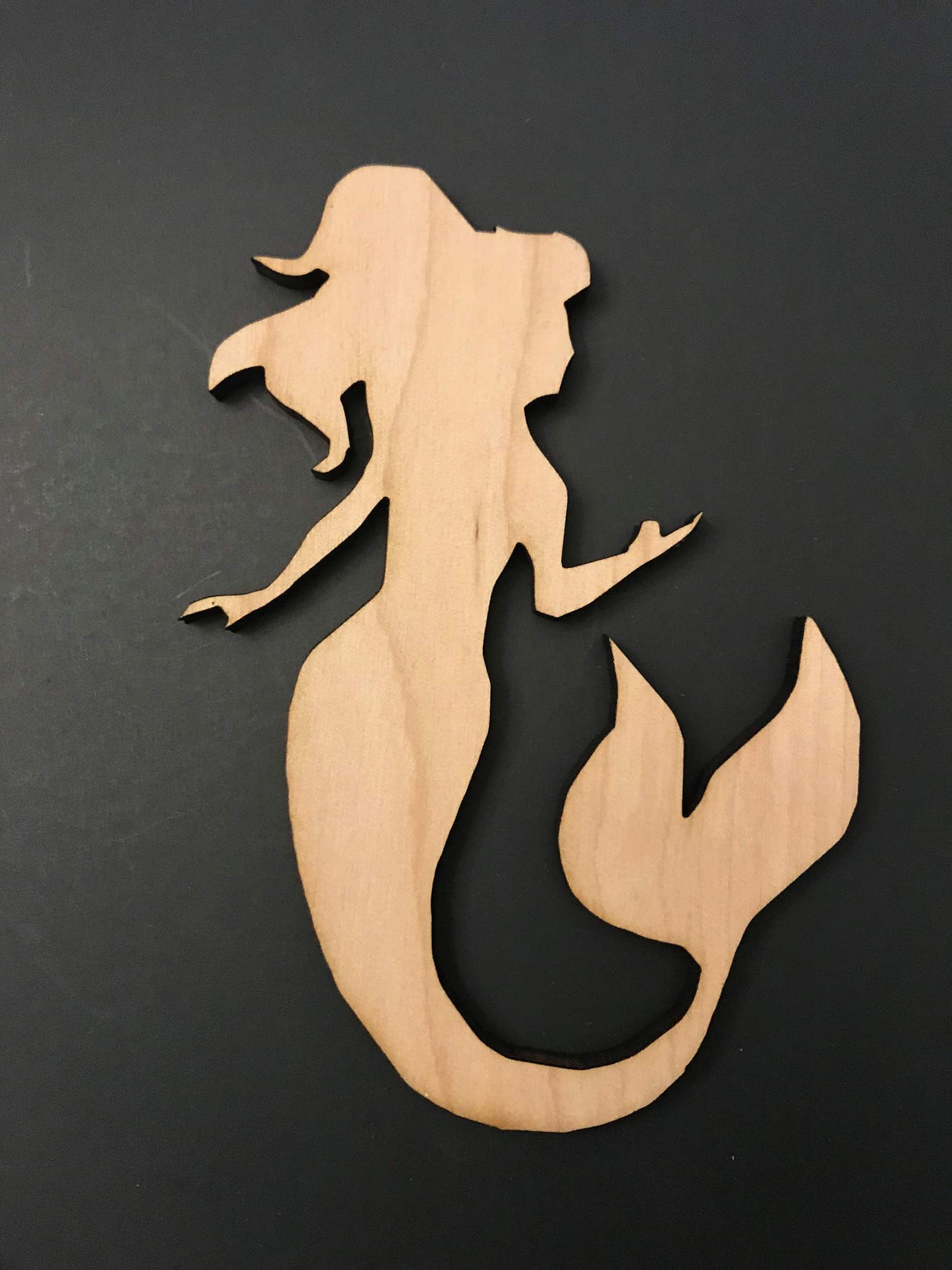 14-Pack Sea Life Beach Ocean Decor Wall Unfinished Wood Cutout Crafts Shapes Cut Outs Sea Turtle, Mermaid, Palm Tree, Texan Wood Crafts