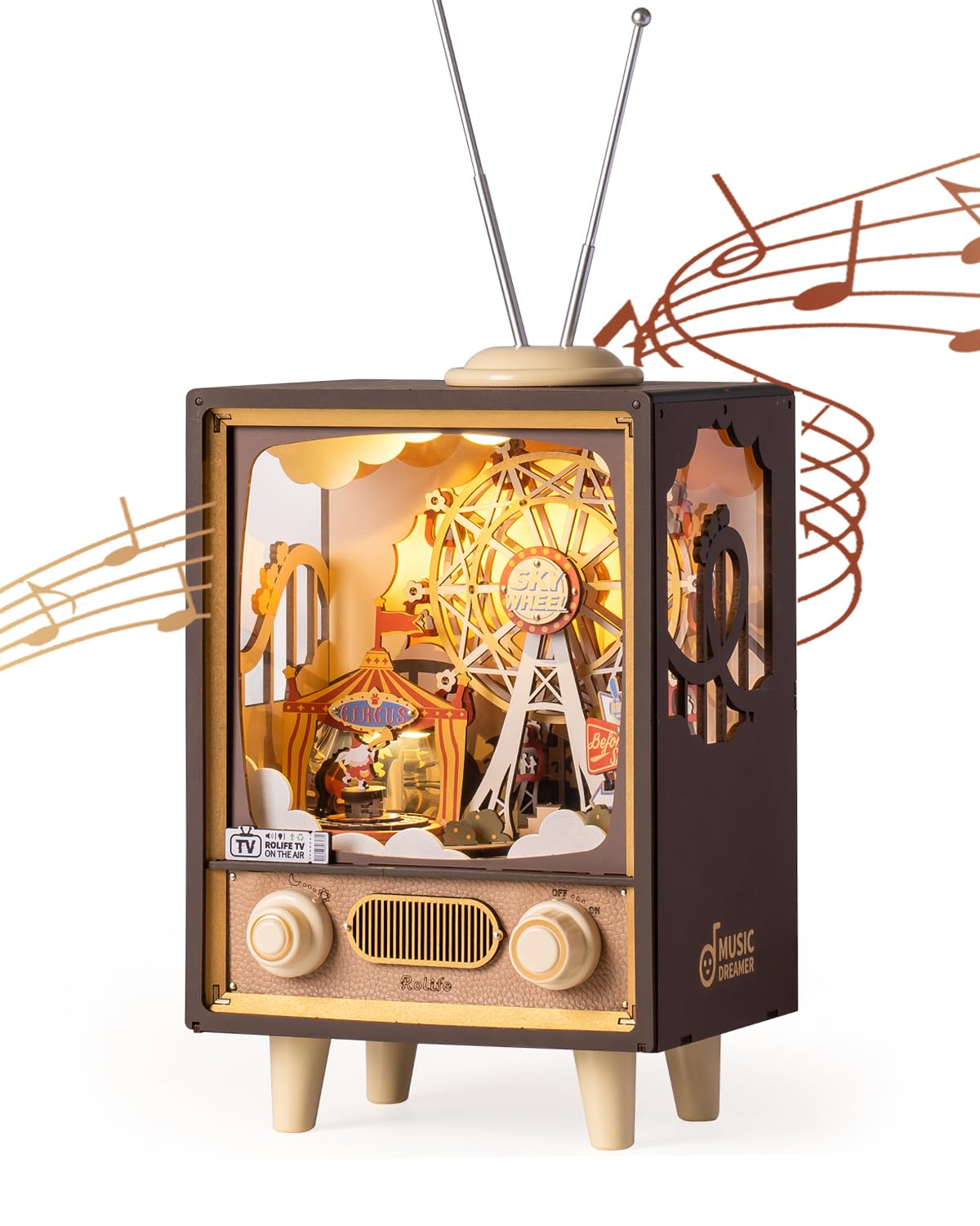 ROKR Swing Ride DIY Music Box 3D Wooden Puzzle - Southwood Garden Centre ROKR Swing Ride DIY Music Box 3D Wooden Puzzle - Southwood Garden Centre