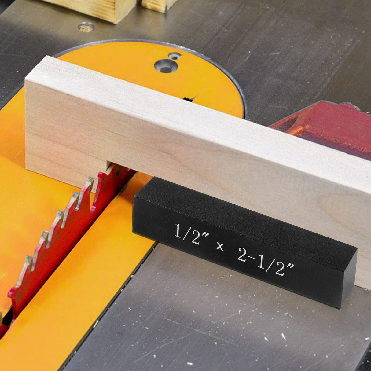 EANOSIC Setup Blocks Height Gauge Set, 7pcs Precision Aluminum Setup Bars for Router and Table Saw Accessories Woodworking Set Up, Bars Include Laser EANOSIC