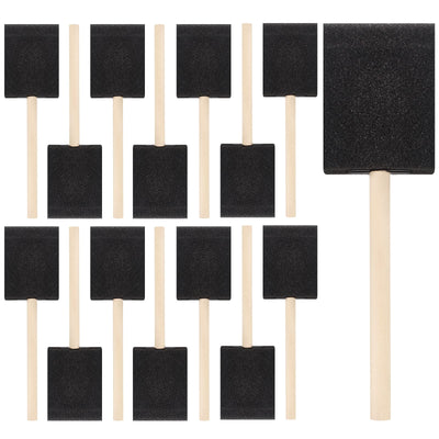 20 Pcs Foam Paint Brushes, 2 Inch Foam Brush, Wood Handle Sponge Brush, Sponge Brushes for Painting, Foam Brushes for Staining, Varnishes, and DIY