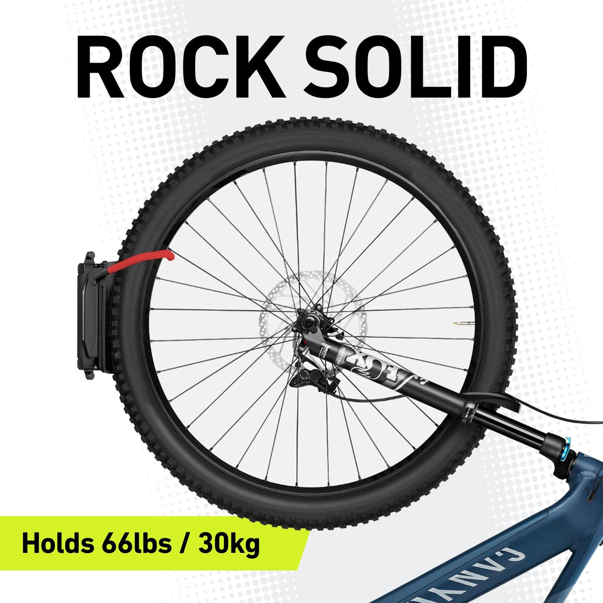 Vibrelli Swivel Bike Wall Mount - Bike Hanger - Vertical Bike Rack - Bike Hangers for Garage - MTB Mountain Bike Wall Mount Bike Rack - Bicycle Vibrelli