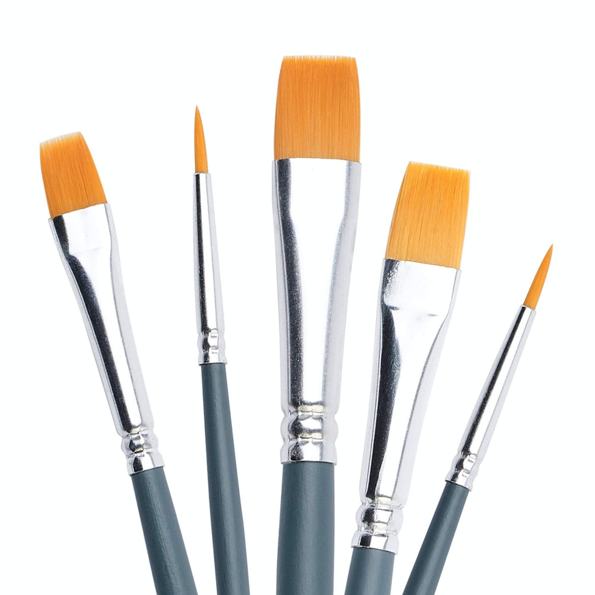Winsor & Newton Foundation Water Colour Short Handle 6 Pack Brush, 7 x 1 x 4.3 cm, Multicolor Winsor & Newton