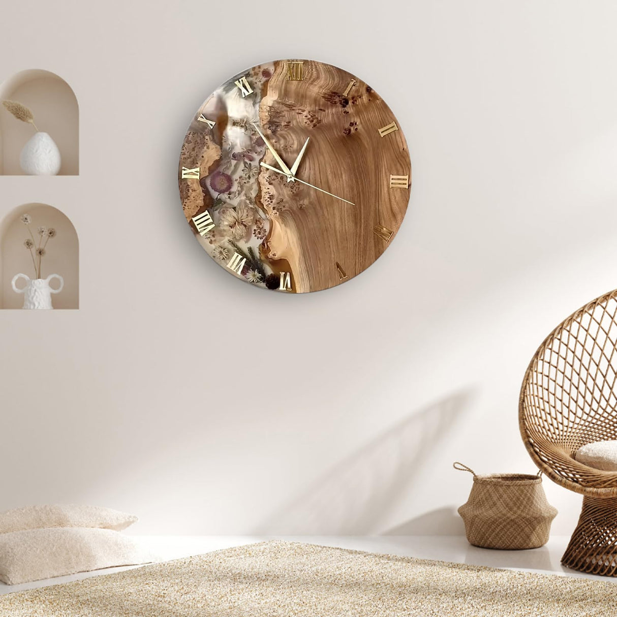 14 Inch Deep Round Large Tray Resin Mold, Silicone Molds for Epoxy Resin, for Floral Preservation,Clock,River Table, Coffee Table, Resin Art,Home SIMEIQI