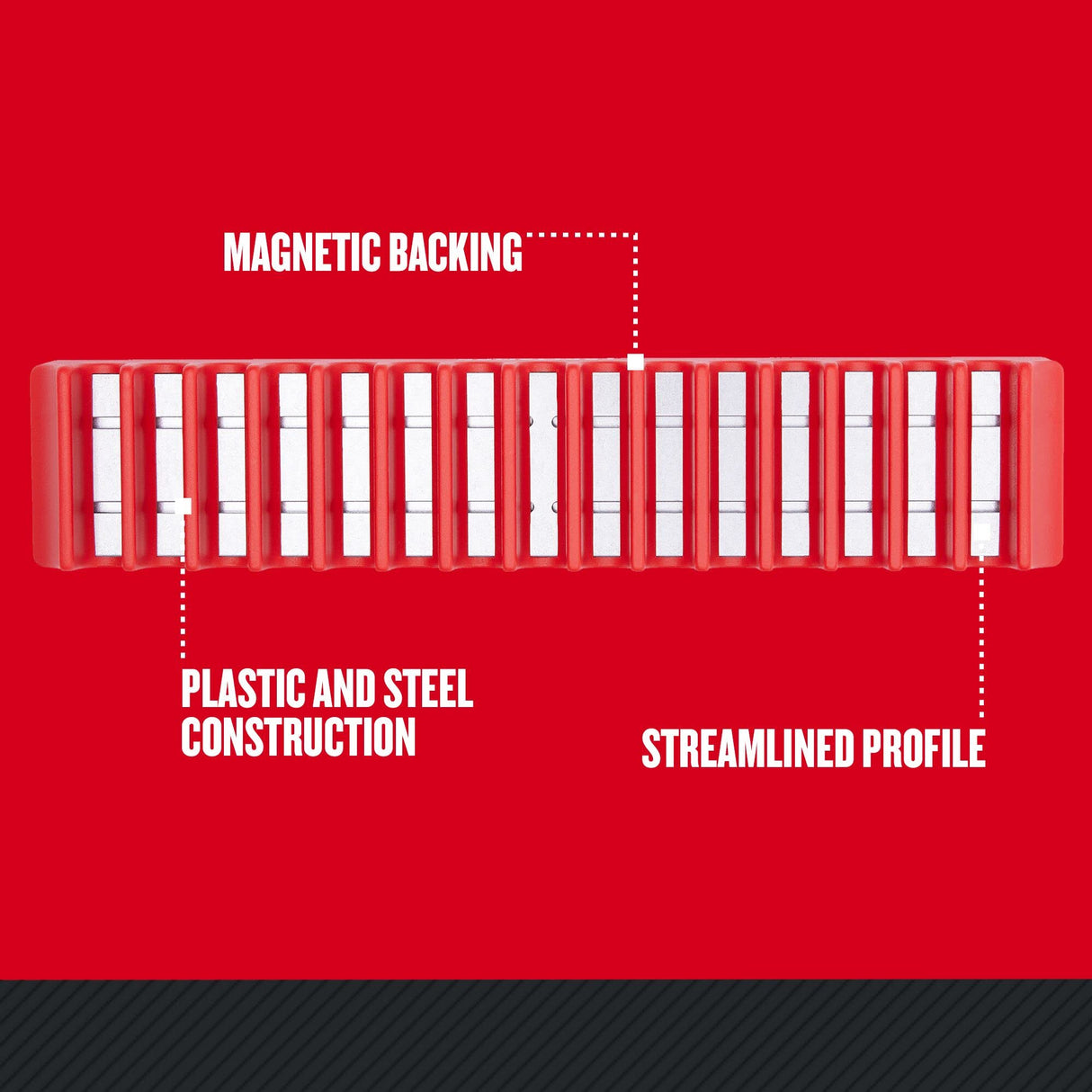 CRAFTSMAN Magnetic Screwdriver Holder, Tool Tray Storage Organizer (CMMT99418) Craftsman