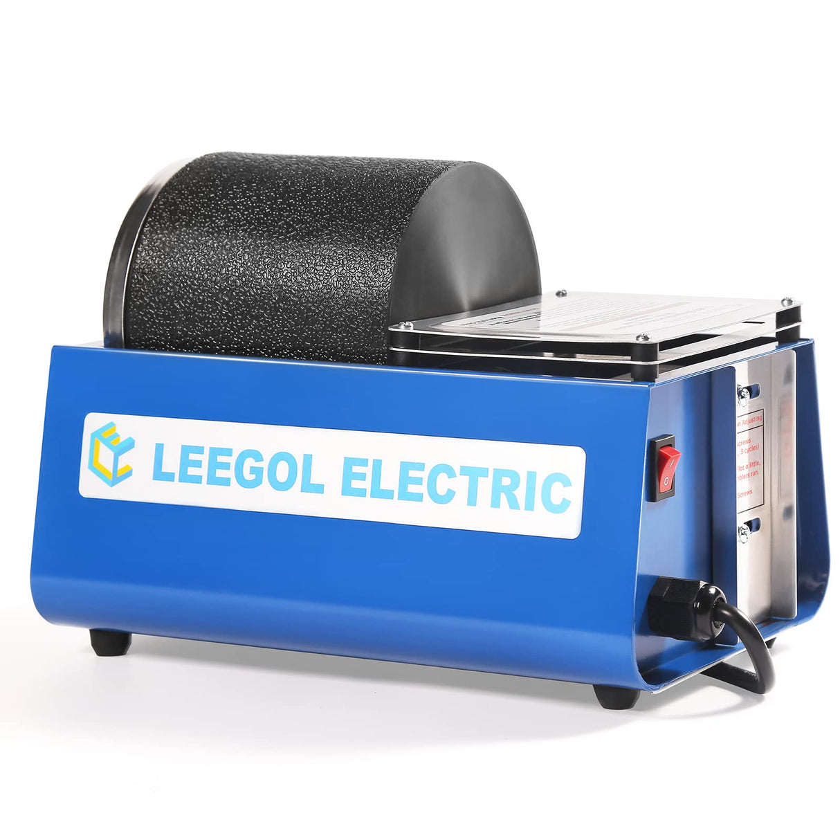 Leegol Electric Rock Tumbler Machine - Single Drum 3LB Rock Polisher (Single Barrel) Leegol Electric