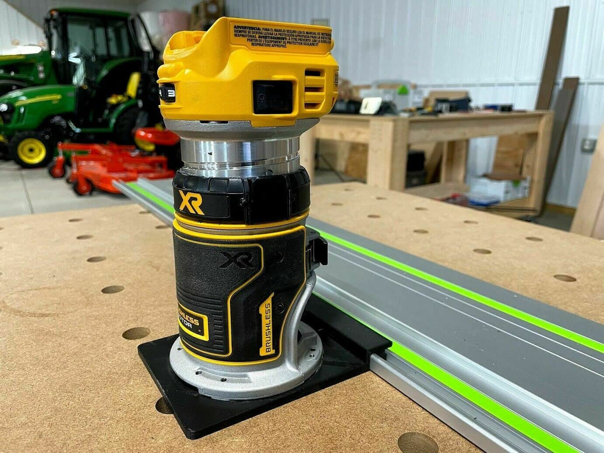 ToolCurve's Guide Rail Adapter Compatible with Dewalt Router - Made in USA ToolCurve